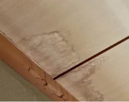 天井 水漏れと天井シミの修繕事例